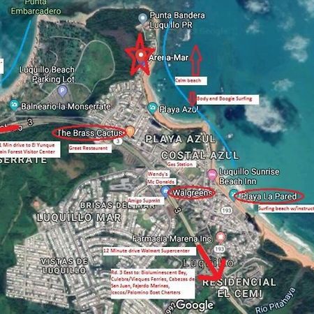 1St Floor, A/C Everywhere, Balcony With Beach View In Luquillo Exterior photo